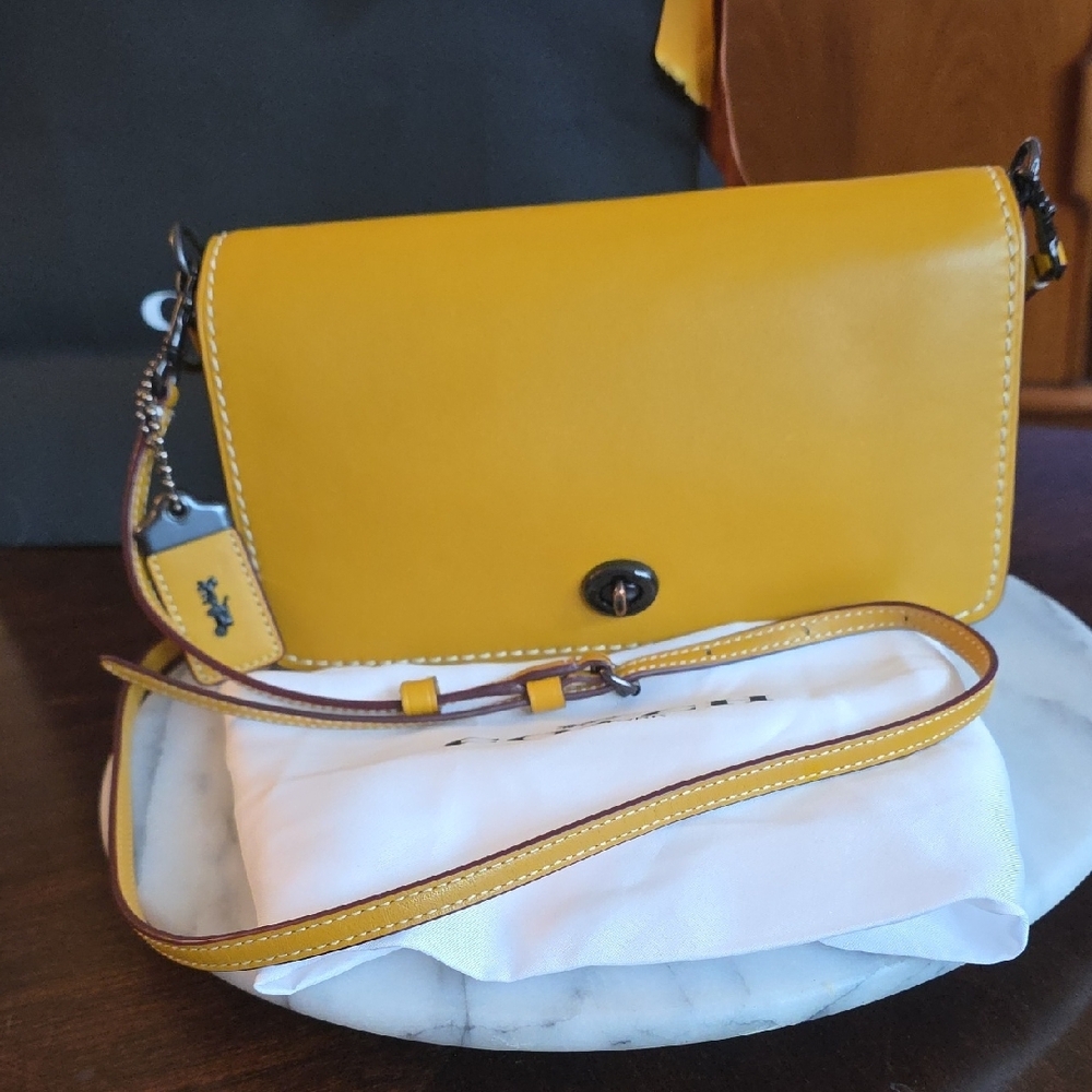 Coach 1941 Dinky Glovetanned Leather, Antique Black Hardware, Includes Dusty! - Picture 13 of 16